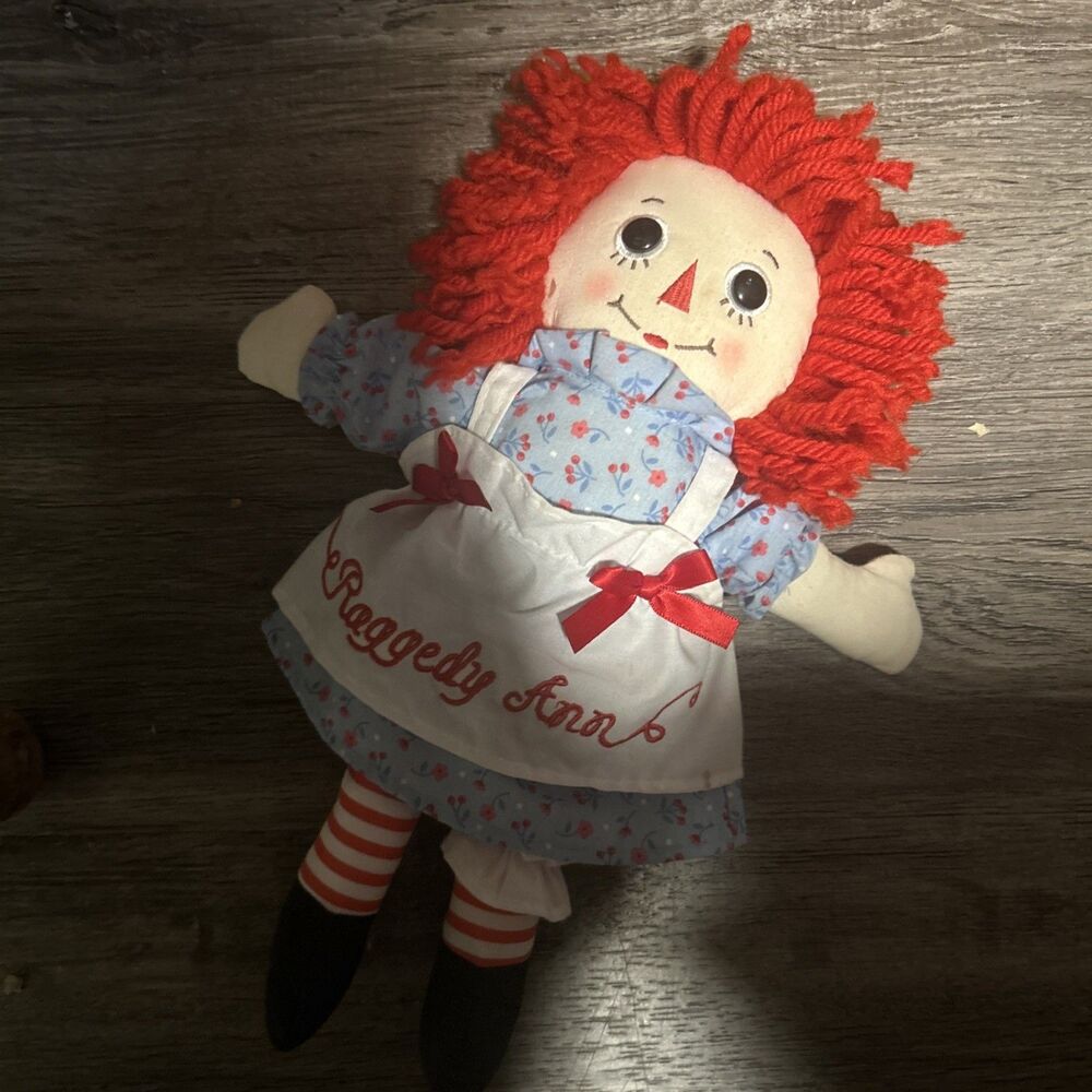 Classic Raggedy Ann by Aurora Is Dressed In Vintage-inspired Fabrics